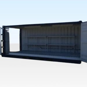 20ft x 8ft Open Side Bunded Open Mesh Floor Store
