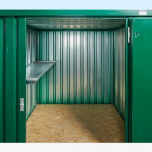 2m Flat Pack Container Shelving Bundle – Single Side (Single Tier)