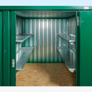 2m Flat Pack Container Shelving Bundle – Both Sides (Two Tier)