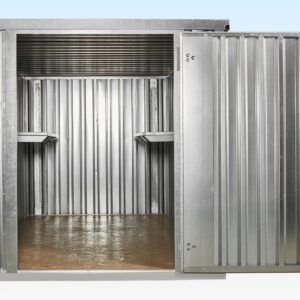 3m Flat Pack Container Shelving Bundle – Part-Length / Both Sides (Single Tier)