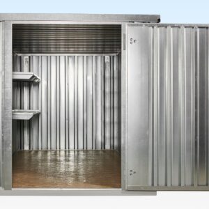 3m Flat Pack Container Shelving Bundle – Part-Length (Two Tier)