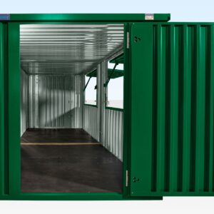 6m x 2m End Linked Flat Packed Kiosk Bundle (RAL6005)