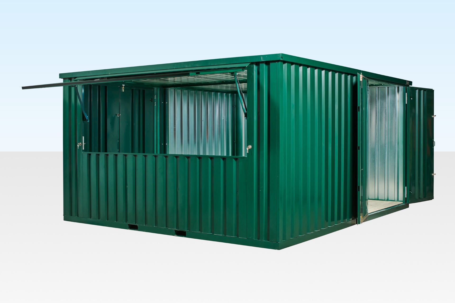 3m XL Flat Pack Kiosk & Side Linked Store Bundle