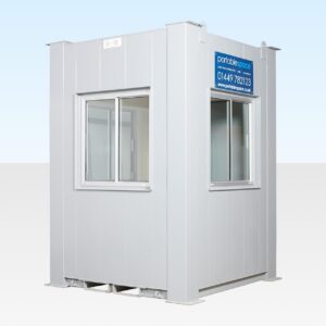 6 x 6 Steel Security Hut for Hire