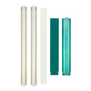 End on End Linking Kit for 2.3m, 3.3m, 4.3m, 6.5m Flat Pack Office (Green RAL6005)