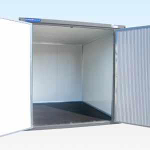 Insulated 3m XL Flat Pack Store (RAL7015) – Grey