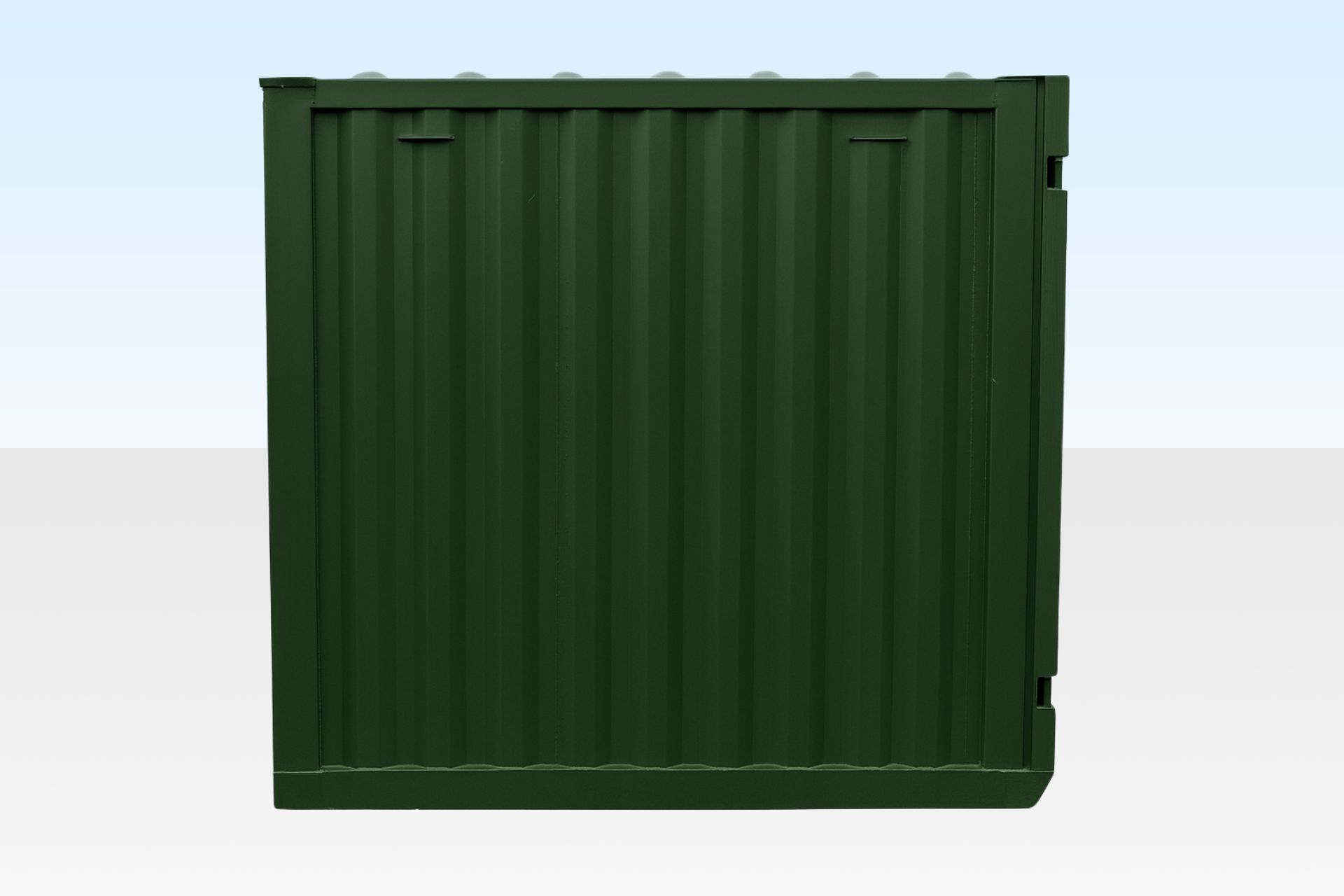 6ft Storage Container New Green (RAL 6007) - Image 2