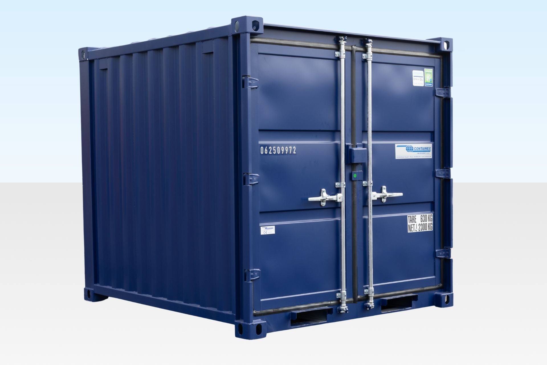 8ft Storage Container New Blue (RAL 5013) - Image 3