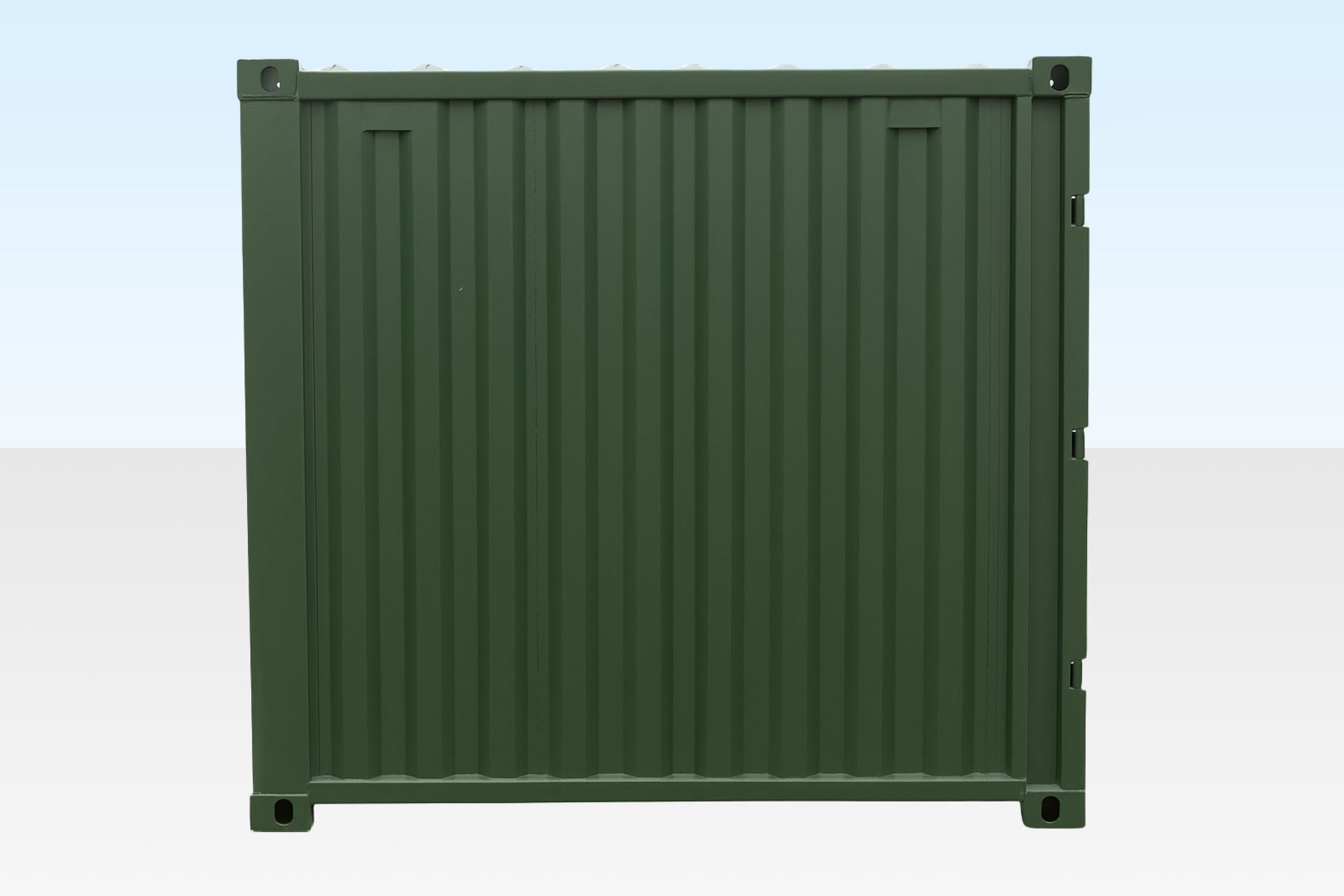8ft Storage Container New Green (RAL 6007) - Image 2
