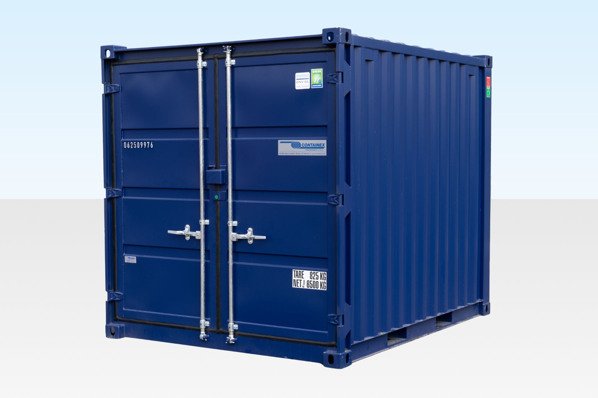 10ft Storage Container New Blue (RAL 5013) - Image 3