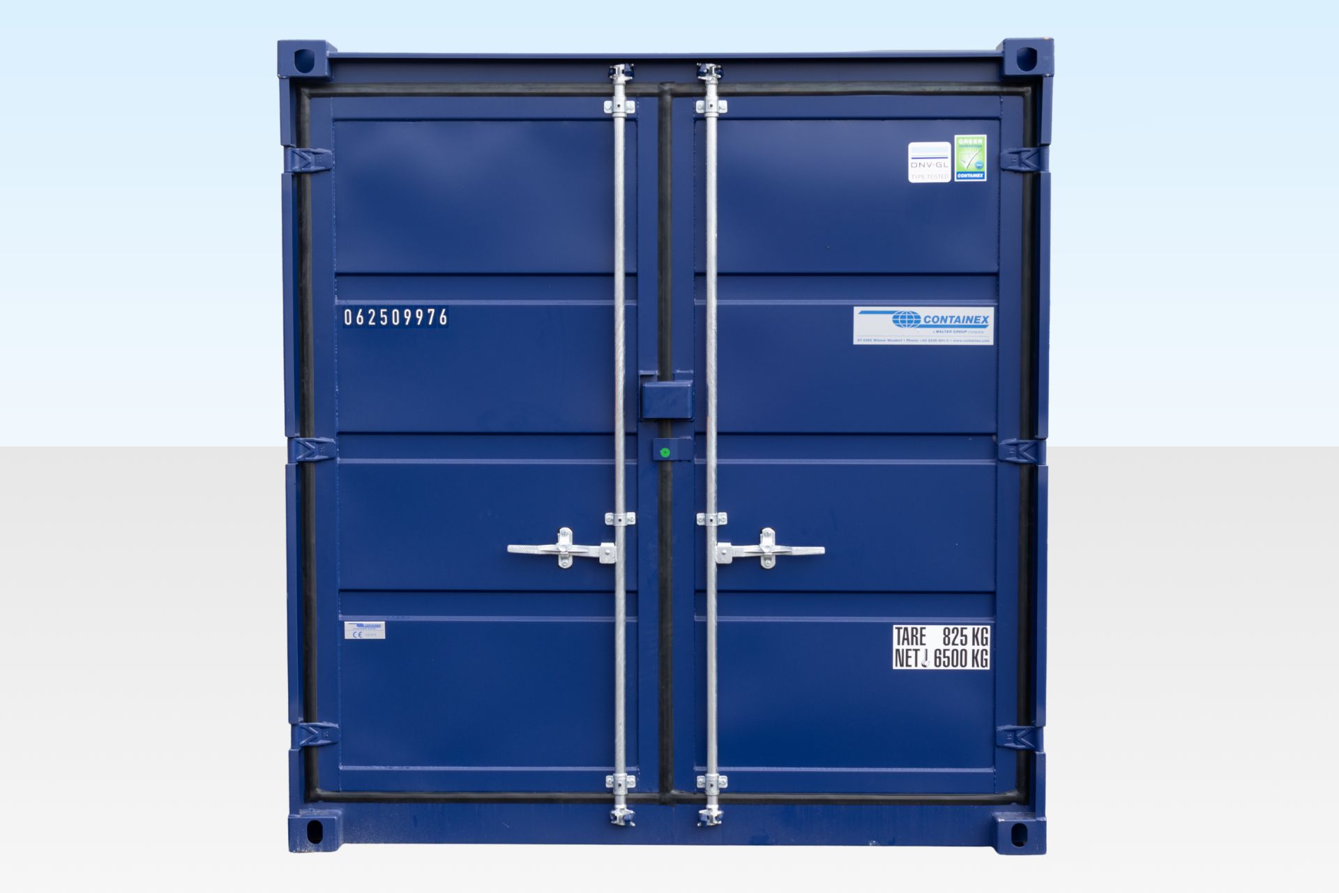 10ft Storage Container New Blue (RAL 5013) - Image 2