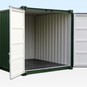 10ft Storage Container New Green (RAL 6007)