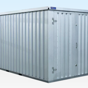 4m Flat Pack Storage Container – Galvalume