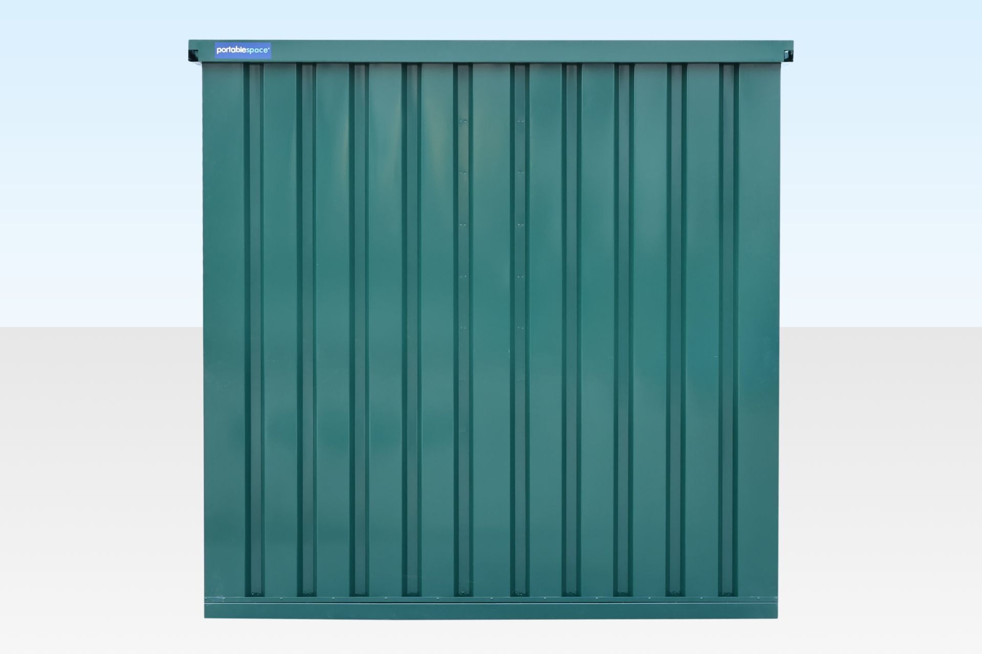 4m Flat Pack Storage Container – Powder Coated Green - Image 5