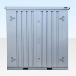 2m Flat Pack Storage Container – Galvalume