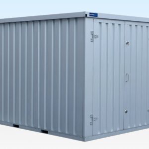 3m Flat Pack Storage Container – Galvalume