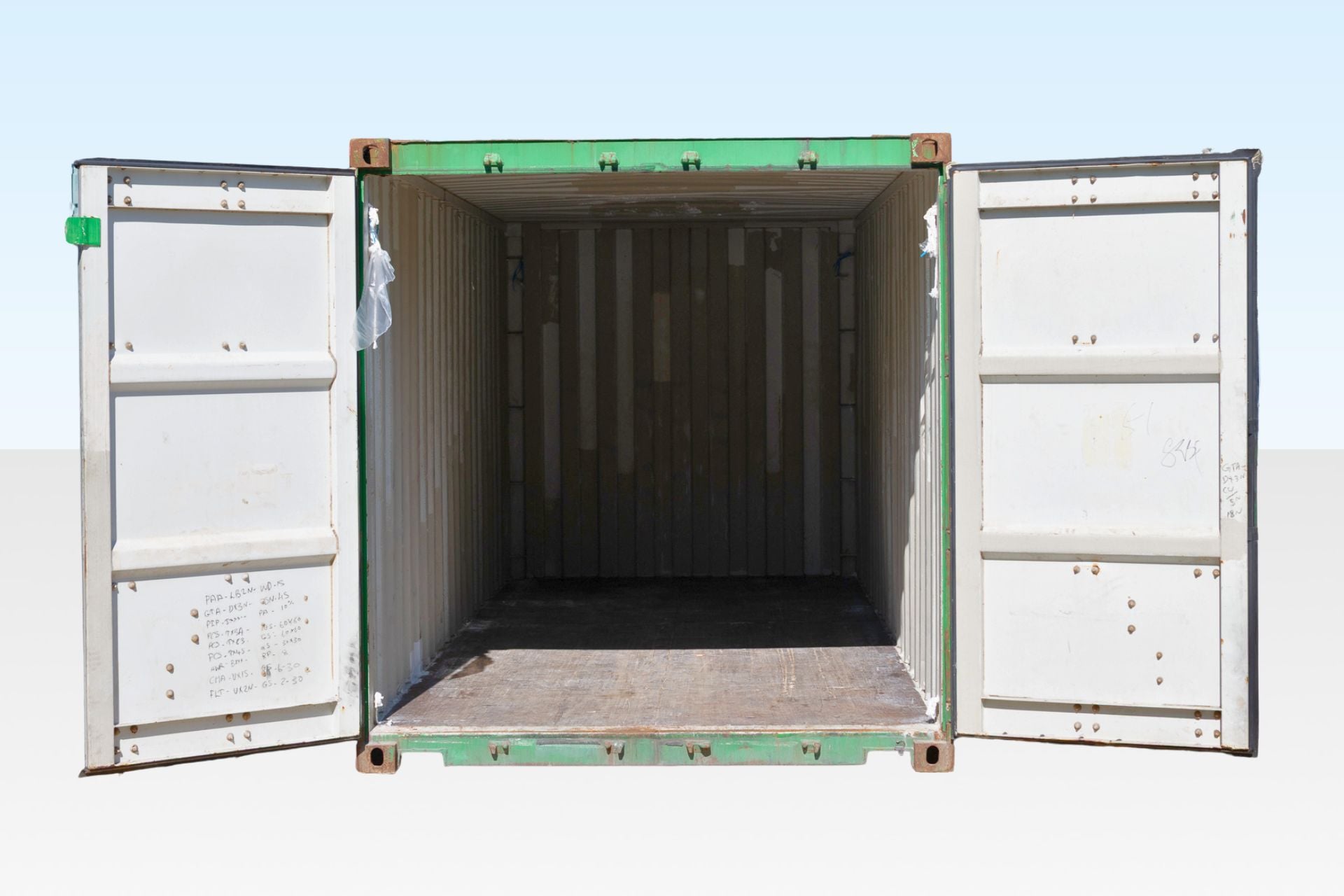 20ft Used Evergreen Shipping Container – High-Grade - Image 5