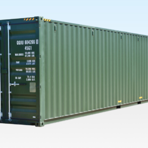 40ft High Cube Container – Green One Trip (9ft 6″ high)