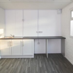Canteen Installation for 24ft x 10ft Jackleg Cabin