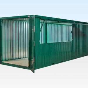 3m XL Flat Pack Kiosk & End Linked Store Bundle (RAL6005)