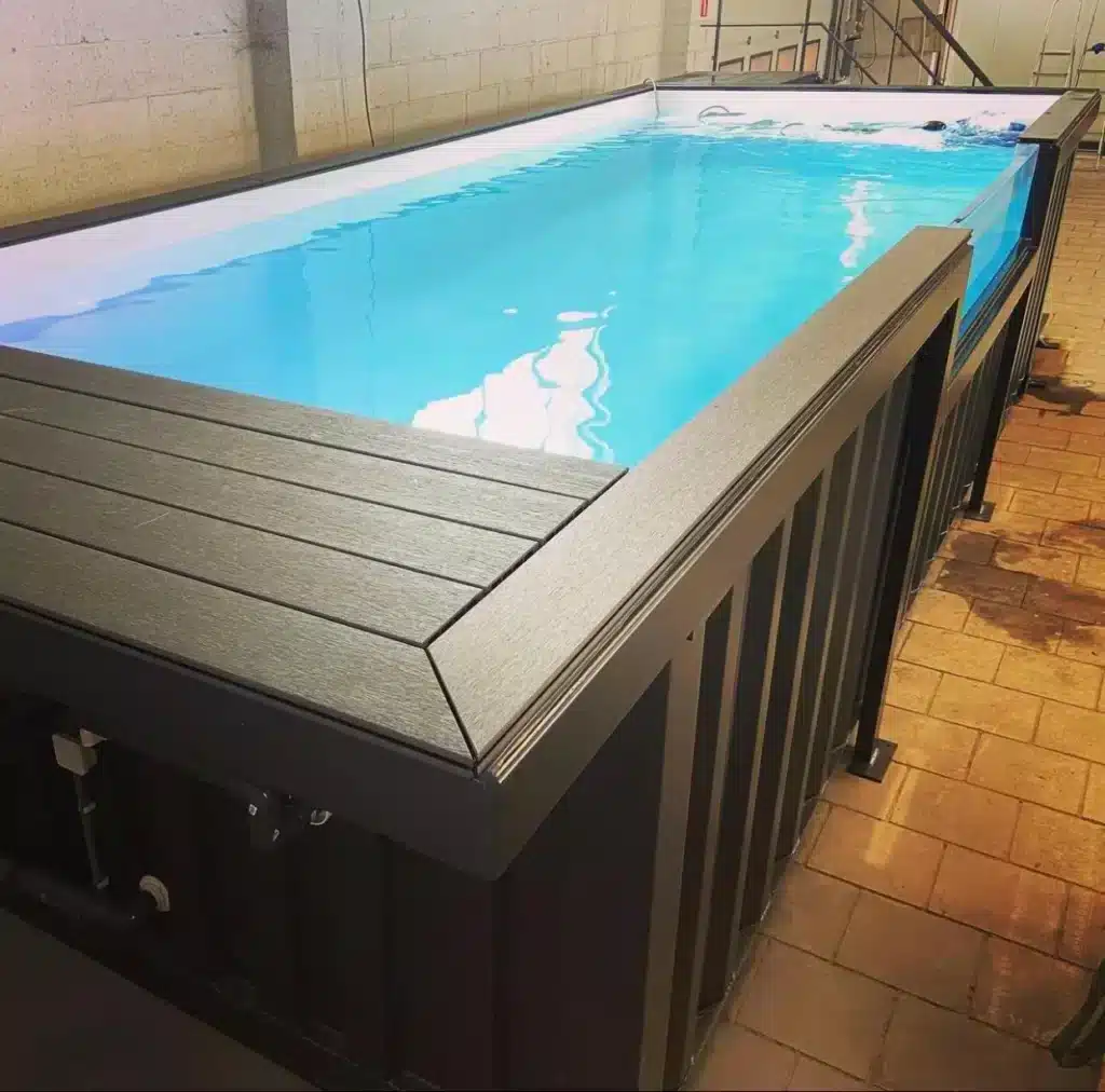 20ft Container Swimming Pool – Steel Container Pool with Filtration System - Image 3