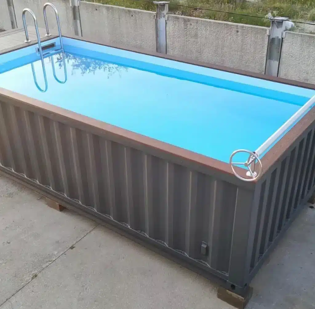 20ft Container Swimming Pool – Steel Container Pool with Filtration System - Image 7