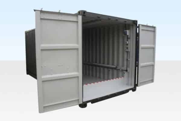 20ft x 8ft Raised Bunded Storage Container – Chemical & Hazardous Material Safe Store - Image 3