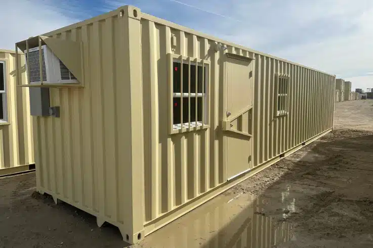 40ft Mobile Office Shipping Container with Storage (18/22) (40HCMOS1822) - Image 7